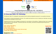 IEI, SENG X CC Career Development Program (for Engineering UG Students) - Fall 2020-21  - Interview Skills 101 Workshop