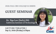 CBE Colloquia  - Towards Understanding of Aerosol Sources, Composition, Toxicity in a Changing World
