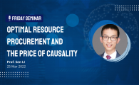 Optimal Resource Procurement and the Price of Causality