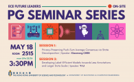 Department of Electronic & Computer Engineering - ECE FUTURE LEADERS PG SEMINAR SERIES