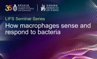 LIFS Seminar Series  - How macrophages sense and respond to bacteria