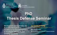 PhD Thesis Defense Seminar    - Development and Application of a Dual Inducible System for Conditional Gα Subunit Expression to Investigate GPCR-G Protein Coupling Specificity  