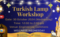 Wellness Wednesday - Turkish Lamp Workshop