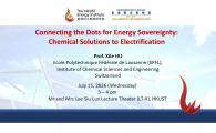    Chemical Solutions to Electrification