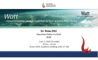 Watt   – a journal brings people together to turn science into reality