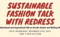 Sustainable Fashion Talk with Redress 