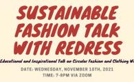 Sustainable Fashion Talk with Redress 