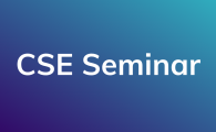 CSE Online Seminar  - "Computing Big-data Applications in Flash"