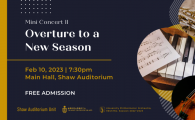 Mini Concert II Overture to a New Season 