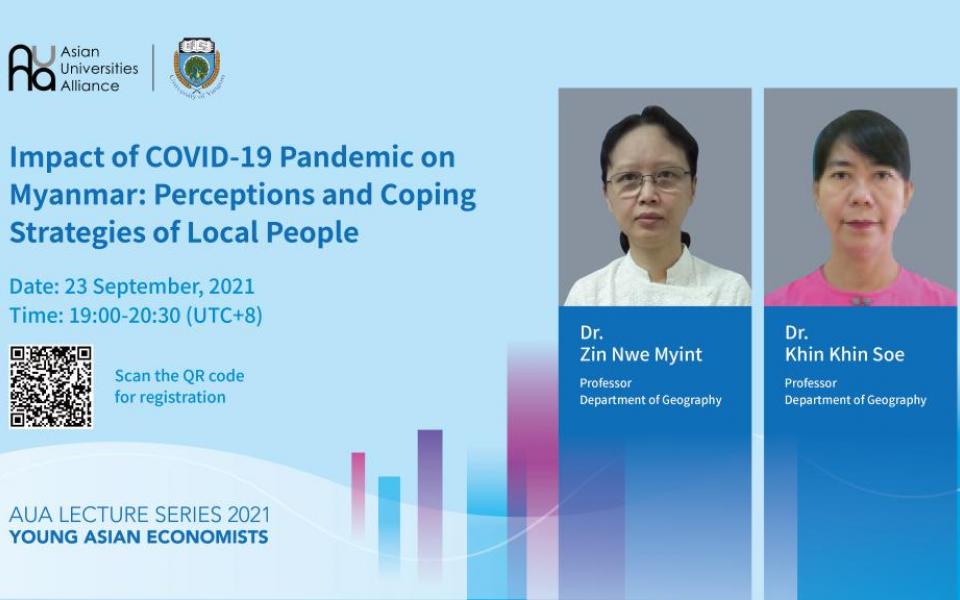 AUA Lecture Series 2021 - Impact of COVID-19 Pandemic on Myanmar ...