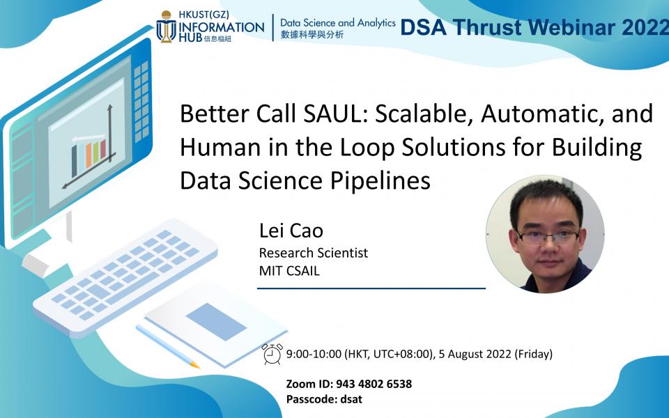 Data Science and Analytics Thrust Seminar | Better Call SAUL: Scalable ...