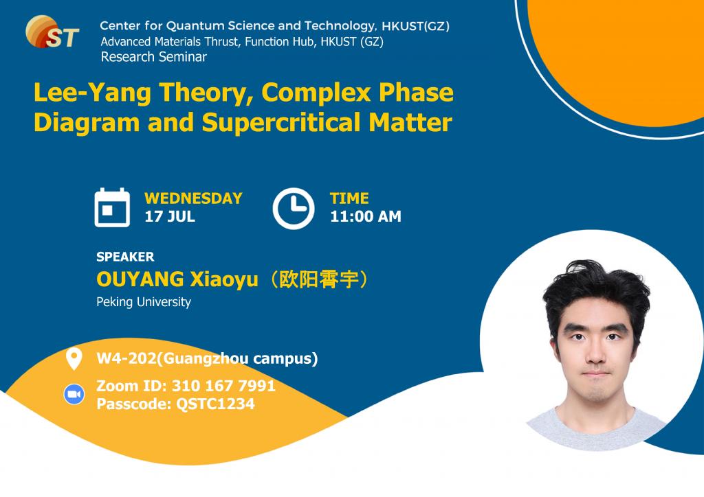 QST Seminar - Lee-Yang Theory, Complex Phase Diagram and Supercritical ...