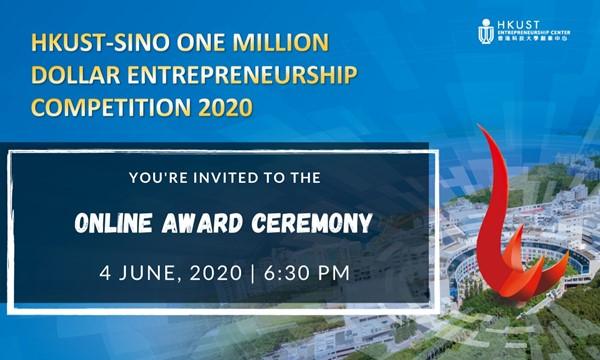 Online Award Ceremony Of The HKUST-Sino One Million Dollar ...